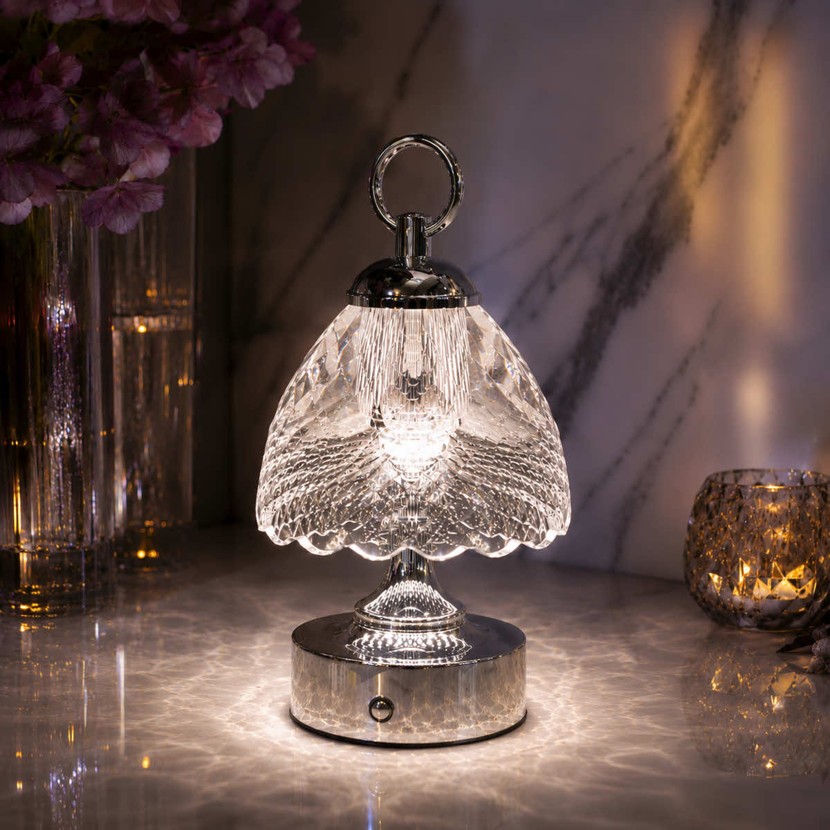 Lumaire™ Crystal Ambiance Lamp - Clear