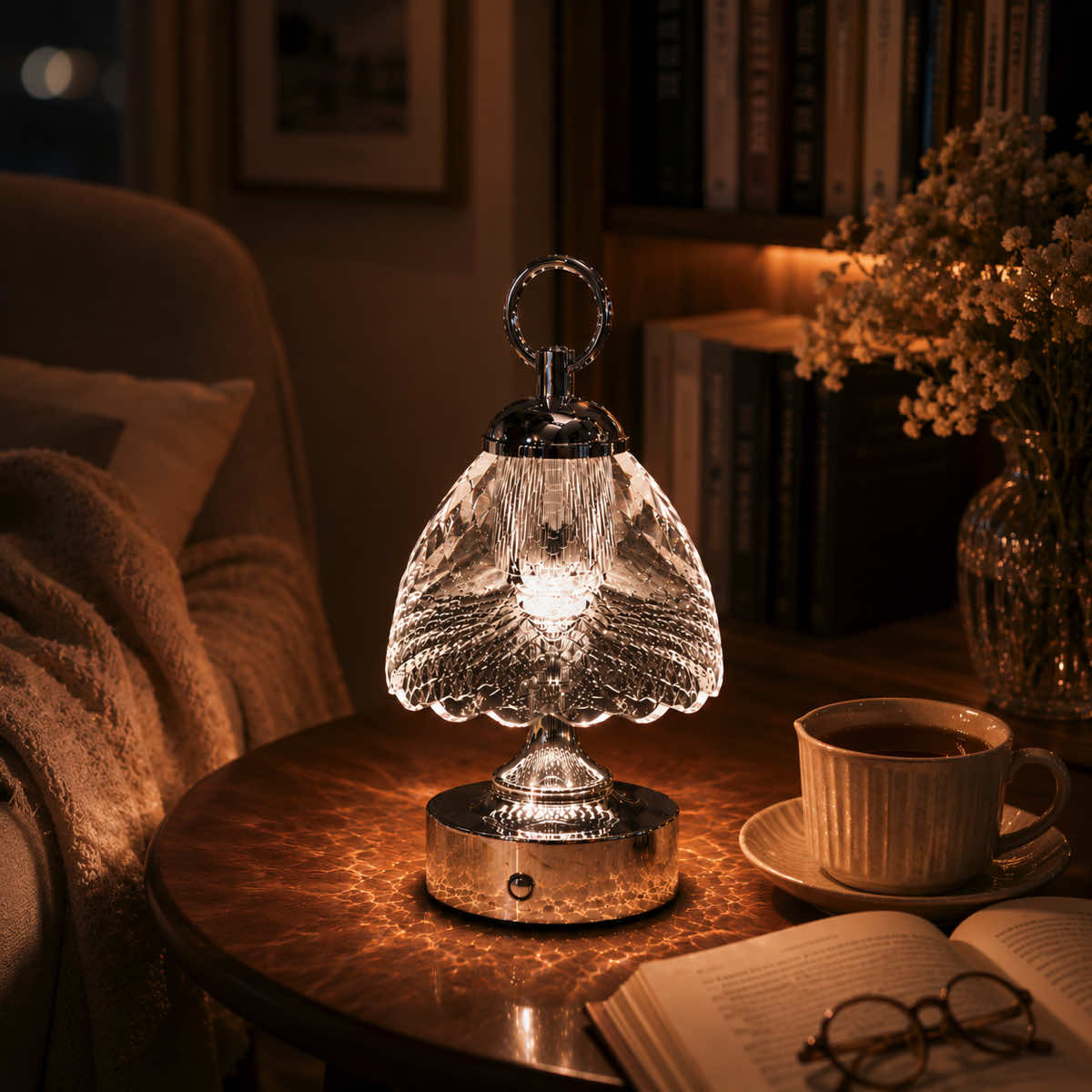 Lumaire™ Crystal Ambiance Lamp - Clear