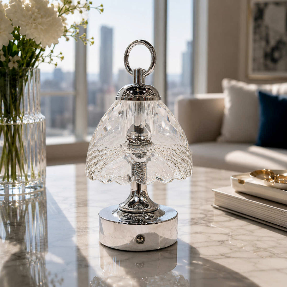 Lumaire™ Crystal Ambiance Lamp - Clear
