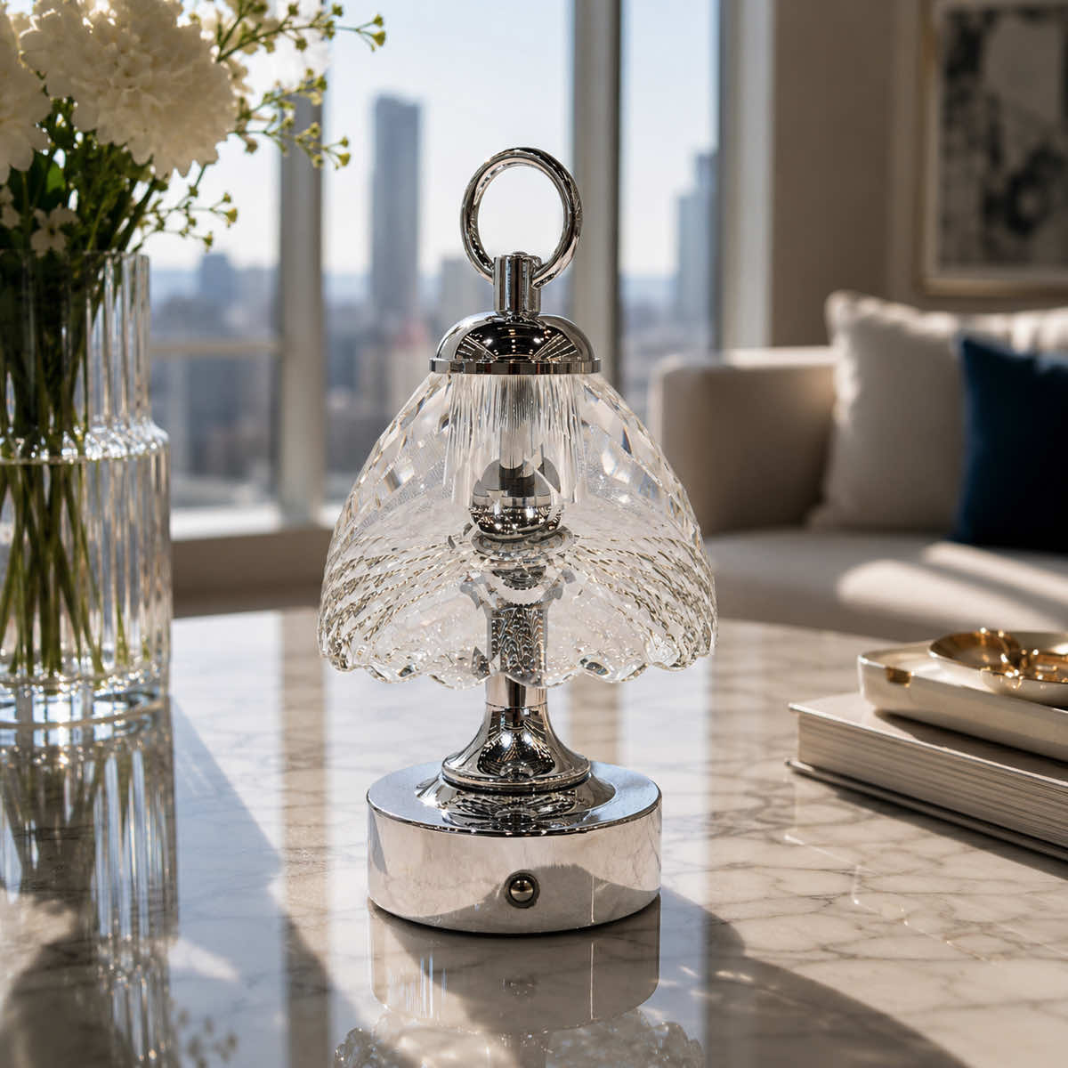 Lumaire™ Crystal Ambiance Lamp - Clear