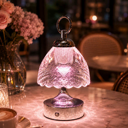Lumaire™ Crystal Ambiance Lamp - Blush Pink