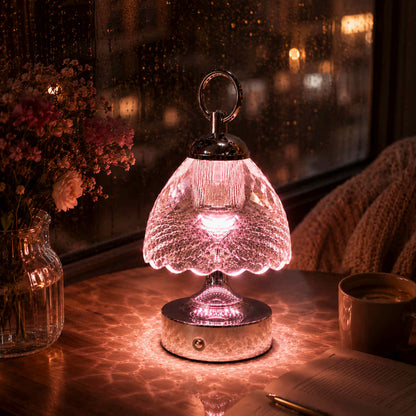 Lumaire™ Crystal Ambiance Lamp - Blush Pink
