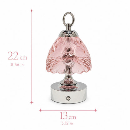 Lumaire™ Crystal Ambiance Lamp - Blush Pink