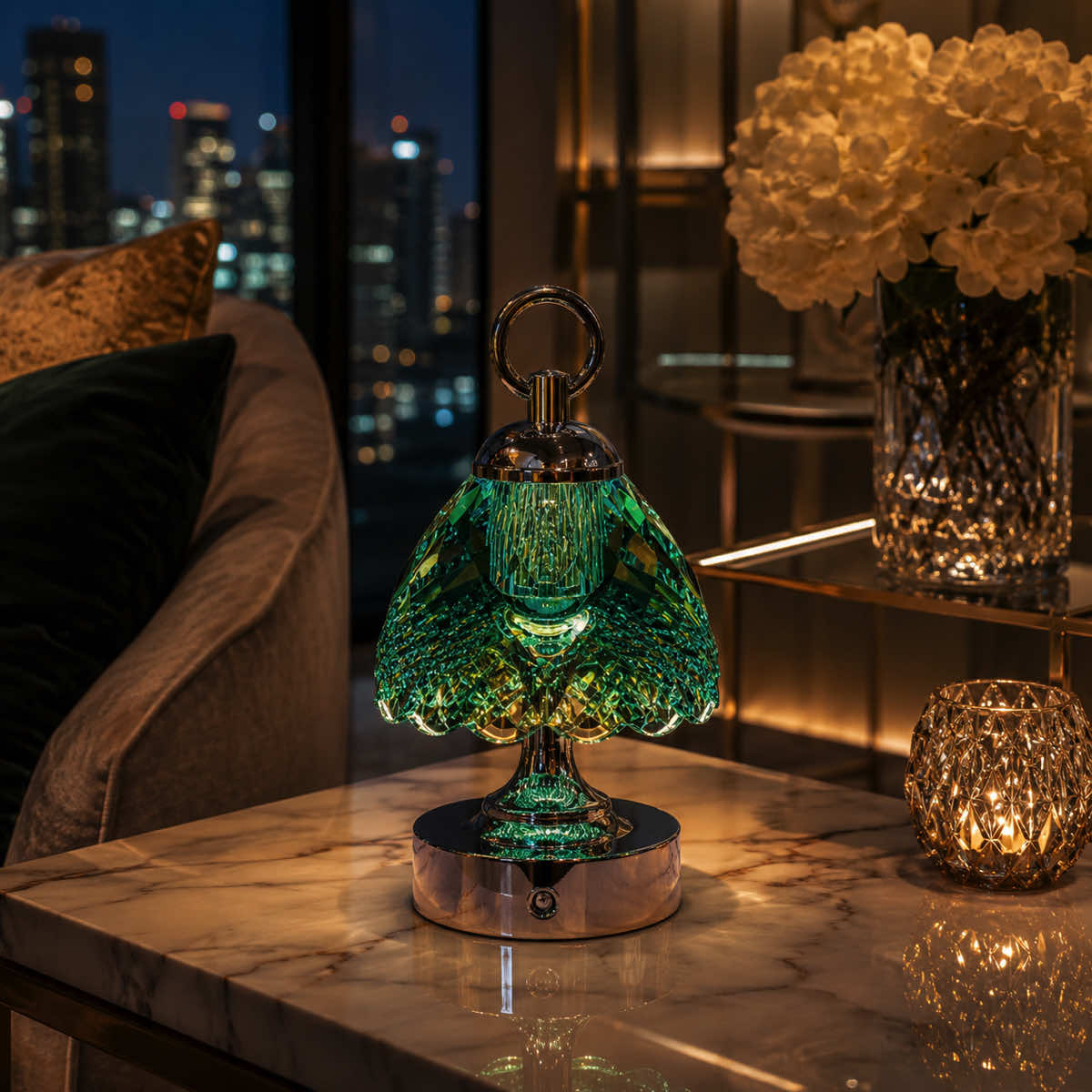 Lumaire™ Crystal Ambiance Lamp - Mint