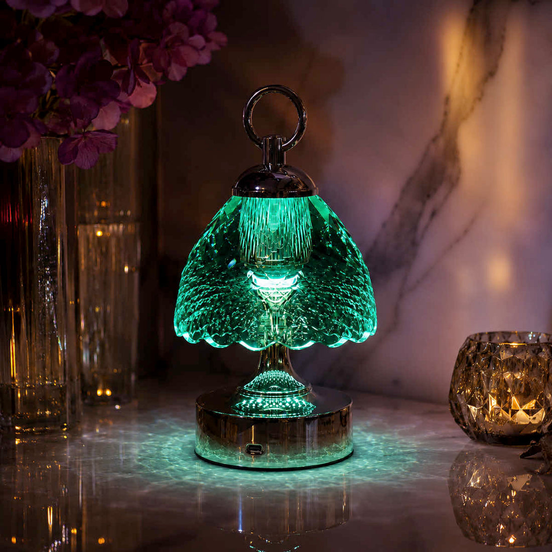 Lumaire™ Crystal Ambiance Lamp - Mint