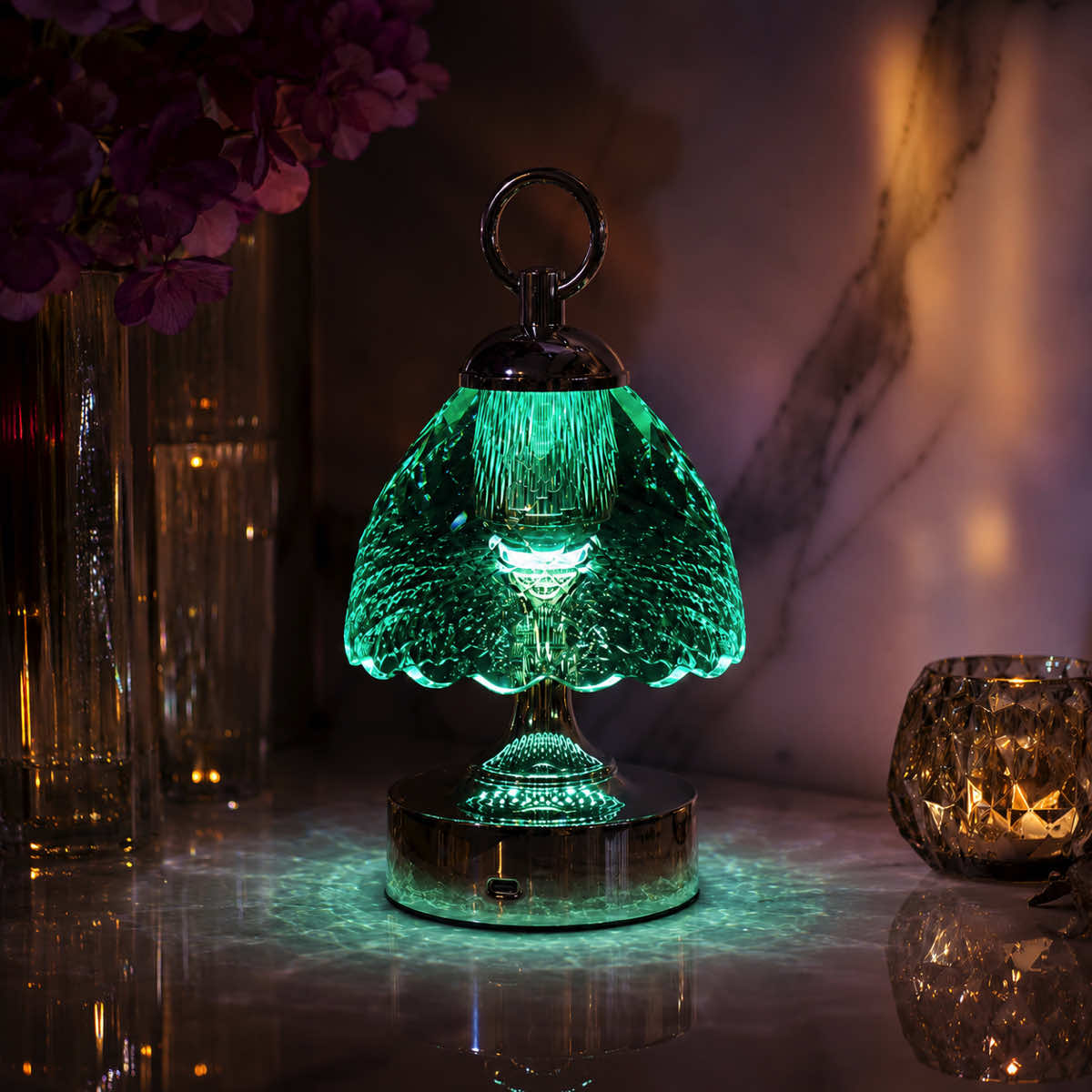 Lumaire™ Crystal Ambiance Lamp - Mint