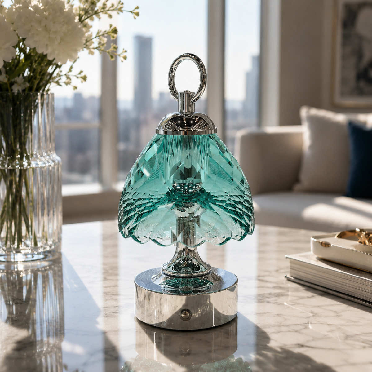 Lumaire™ Crystal Ambiance Lamp - Mint