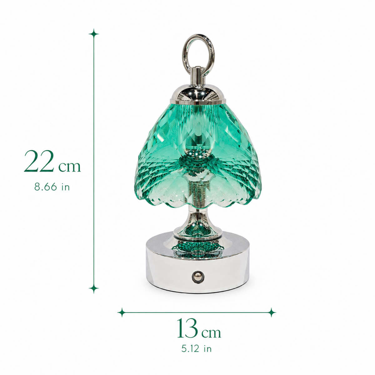 Lumaire™ Crystal Ambiance Lamp - Mint