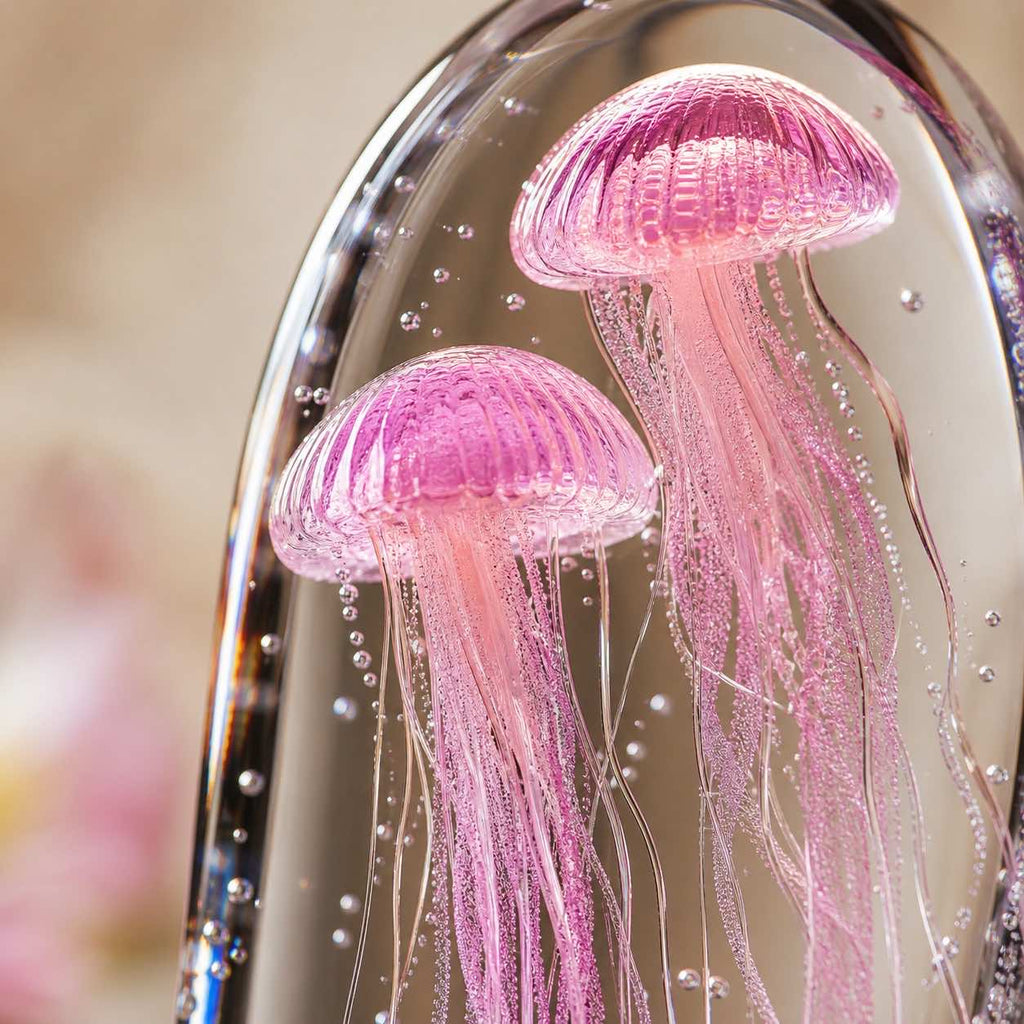 Lumaire™ Jellyfish Crystal Art - Roseveil