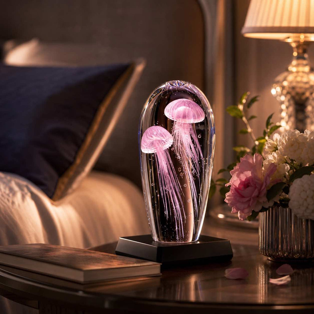 Lumaire™ Jellyfish Crystal Art - Roseveil