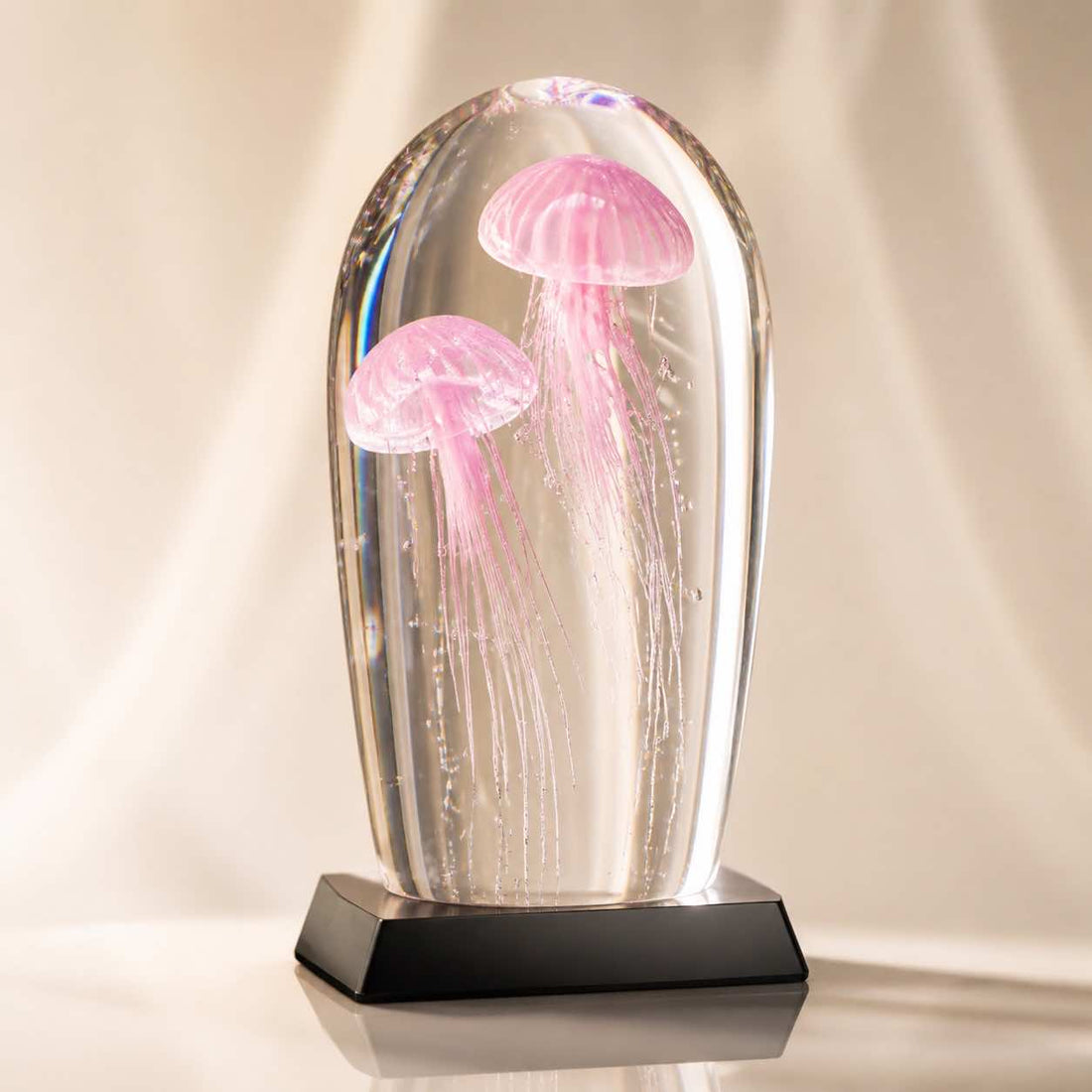 Lumaire™ Jellyfish Crystal Art - Roseveil