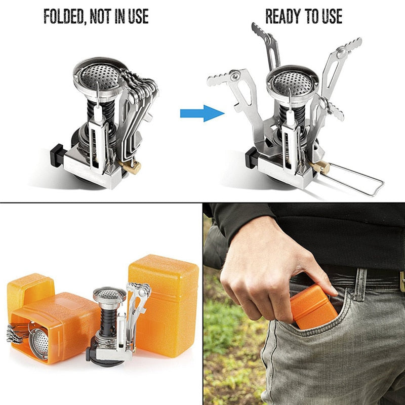 FireDrake™ Foldable Mini Camp Stove - eulique shop