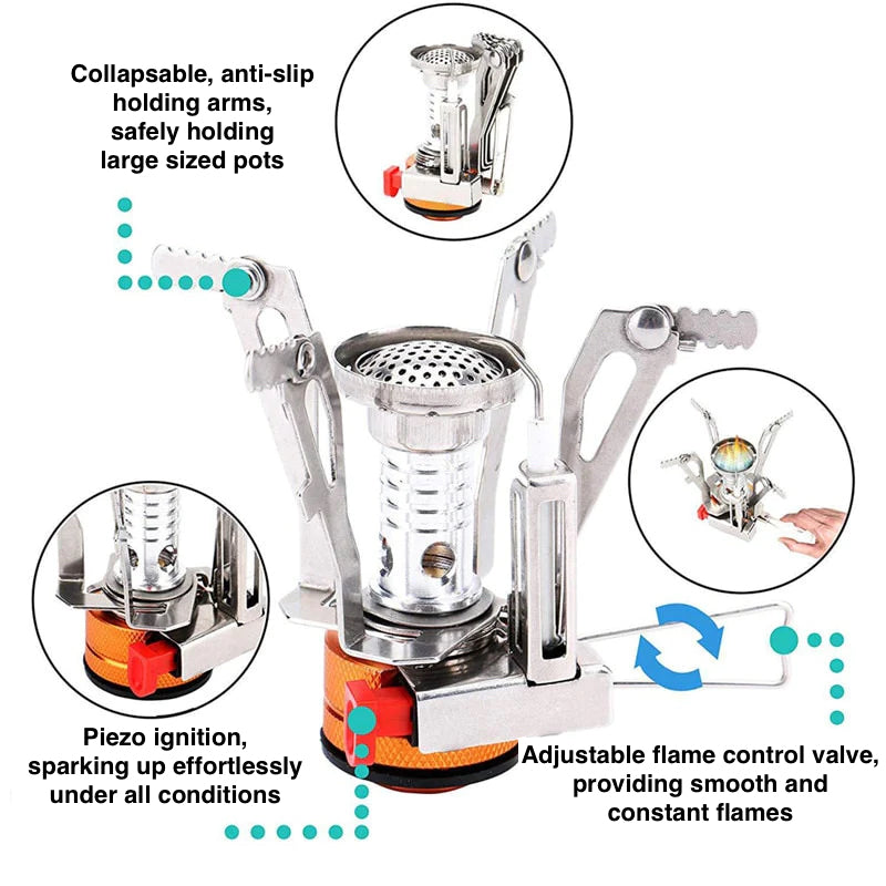 FireDrake™ Foldable Mini Camp Stove - eulique shop