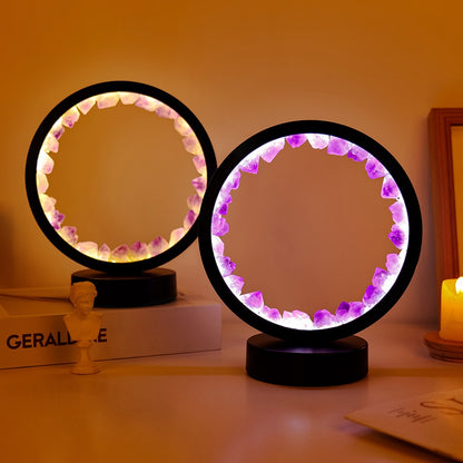 GlowCluster: Crystal Cluster Night Lamp