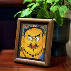 Yellow Jambhala - Handcrafted Cloisonné Art V1