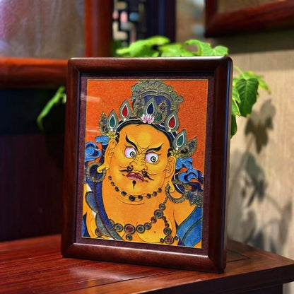 Yellow Jambhala - Handcrafted Cloisonné Art V2