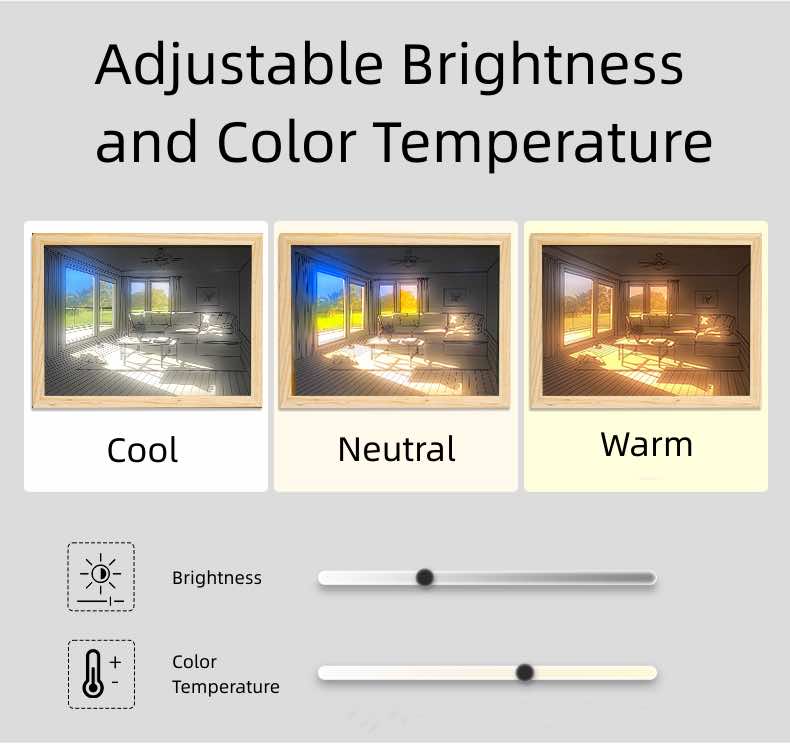 GlowFrame Radiant Wall Art - Classic - eulique shop