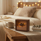 Handcrafted Wood Light Box - Fisher's Dream