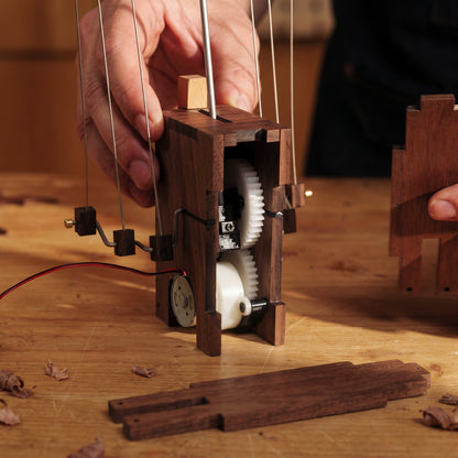 Handcrafted Wooden Dragon Automaton
