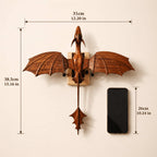 Handcrafted Wooden Dragon Automaton