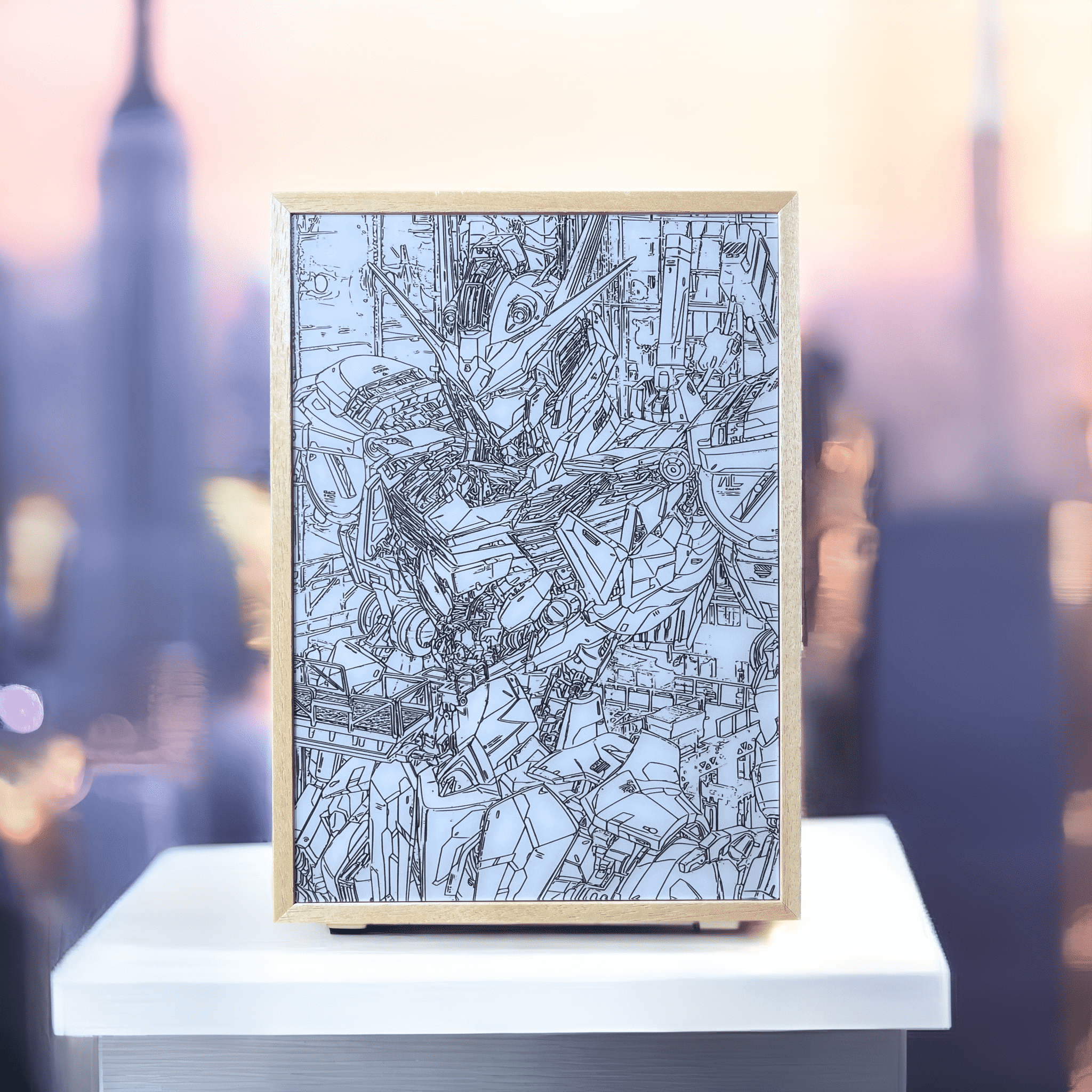 GlowFrame Radiant Wall Art - Classic - eulique shop