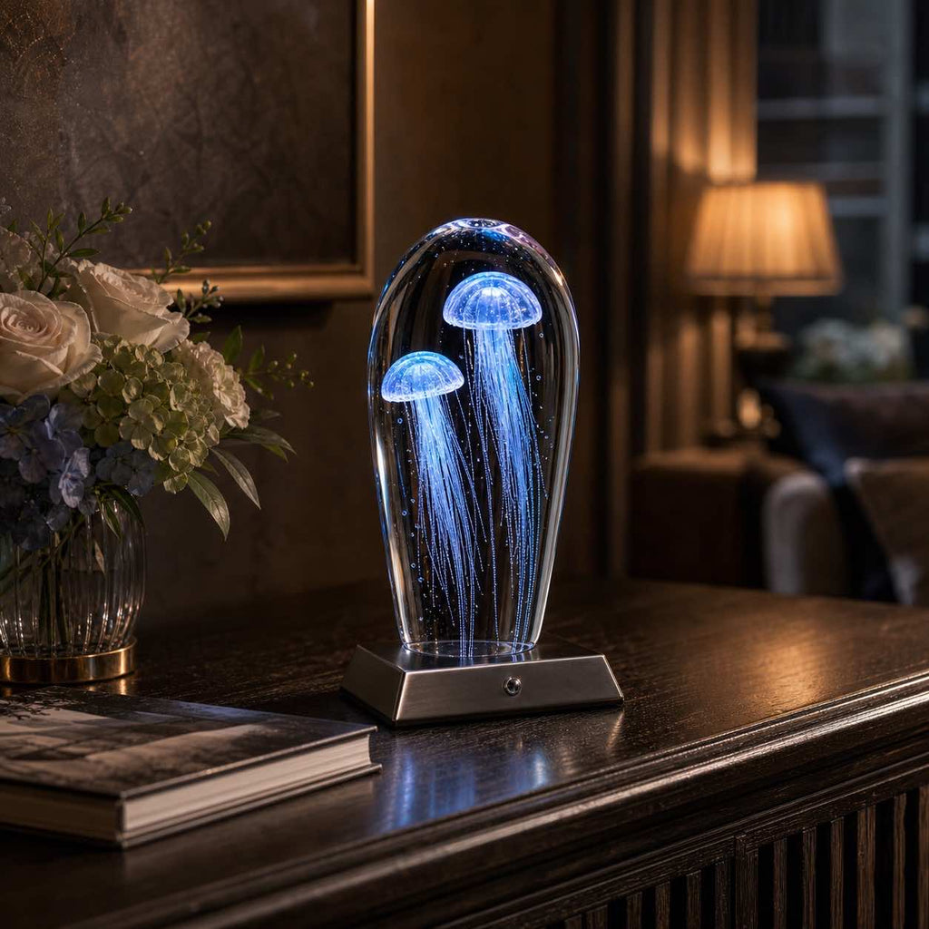 Lumaire™ Jellyfish Crystal Art - Blue Veil