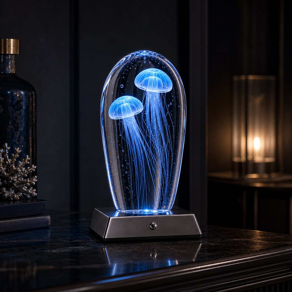Lumaire™ Jellyfish Crystal Art - Blue Veil