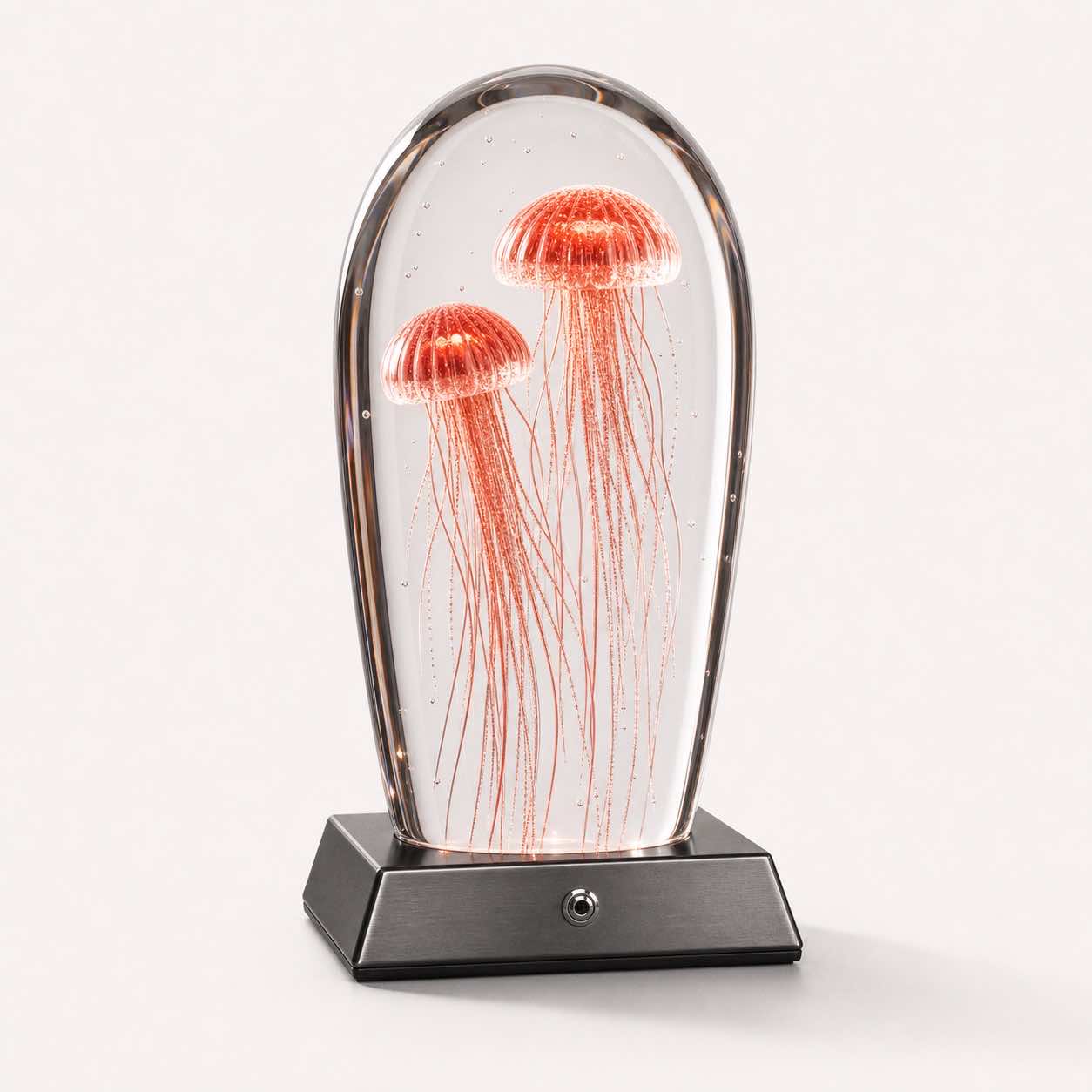 Lumaire™ Jellyfish Crystal Art - Crimson Veil