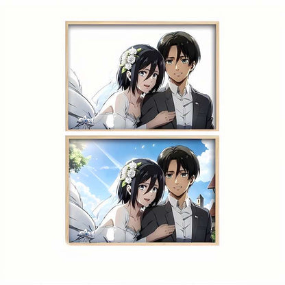 GlowFrame: Attack on Titan - Mikasa & Eren