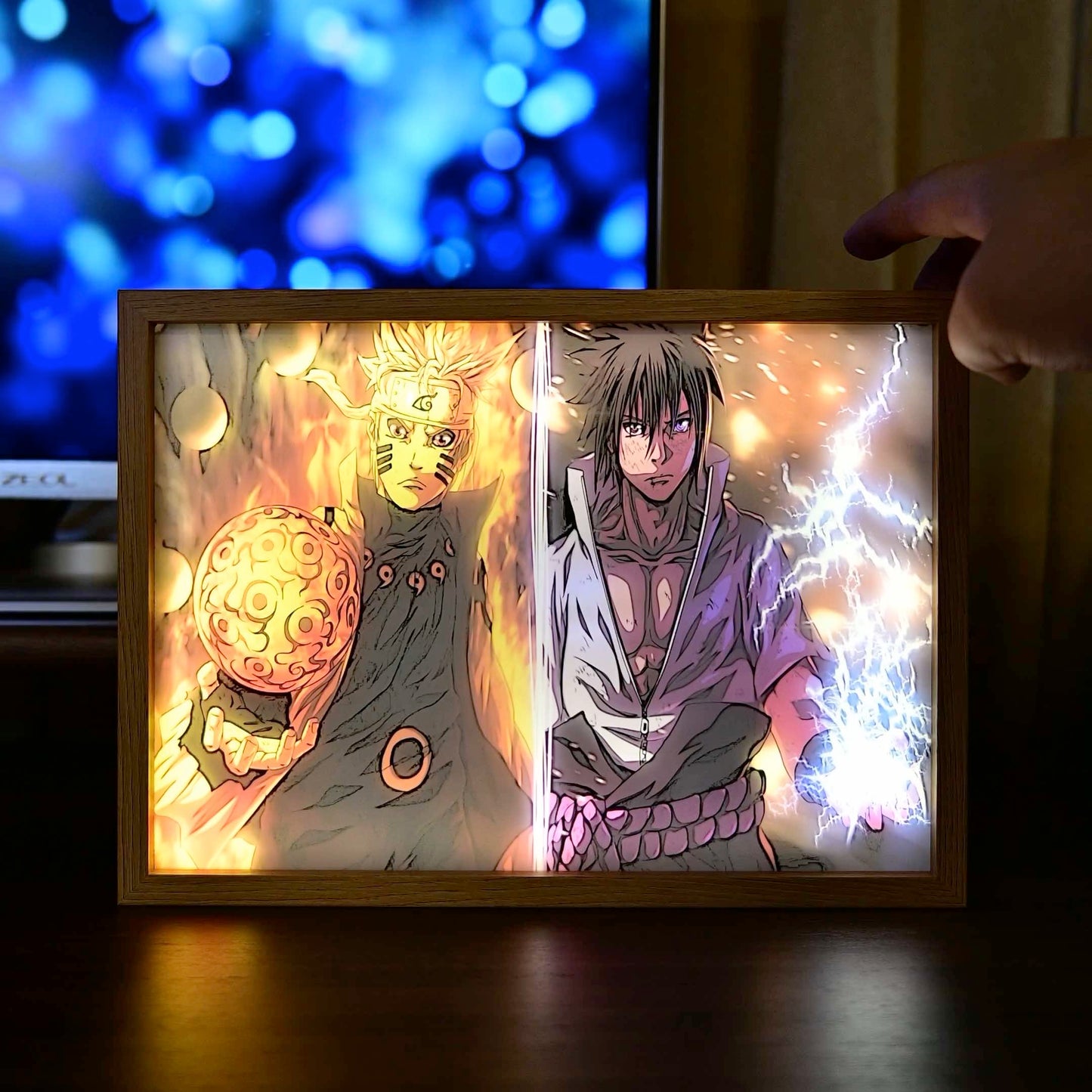 GlowFrame: Naruto - Naruto vs Sasuke