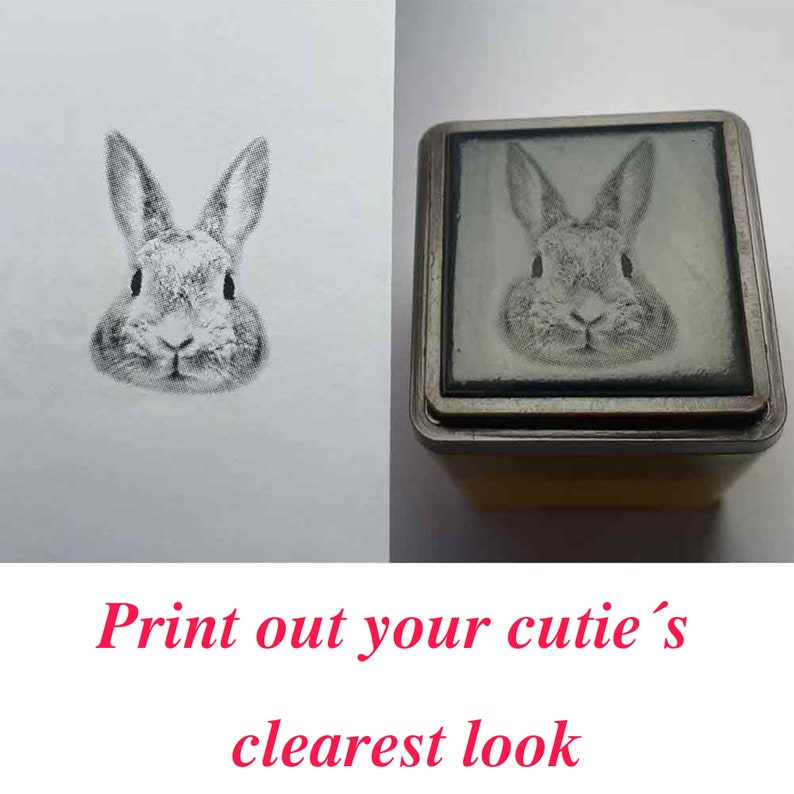 Custom HD Pet Portrait Stamp - eulique shop