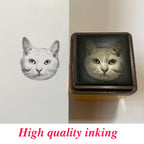 Custom HD Pet Portrait Stamp - eulique shop