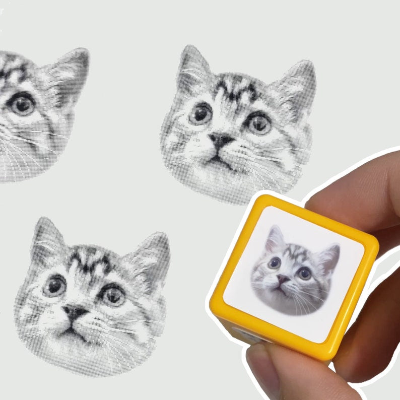 Custom HD Pet Portrait Stamp - eulique shop