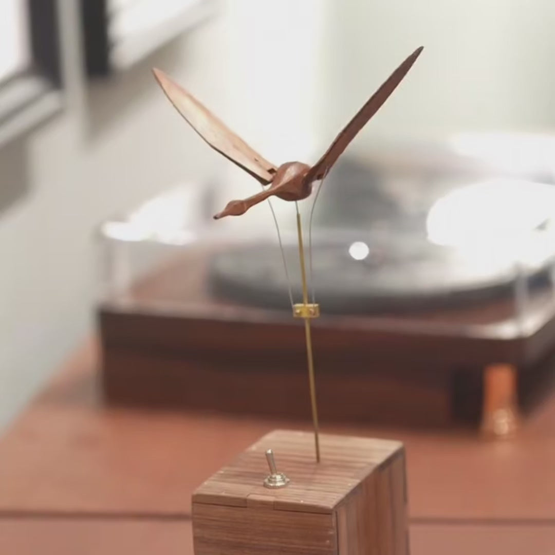 Handcrafted Wooden Swan Automaton