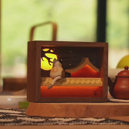 Moonlight Cat Automaton