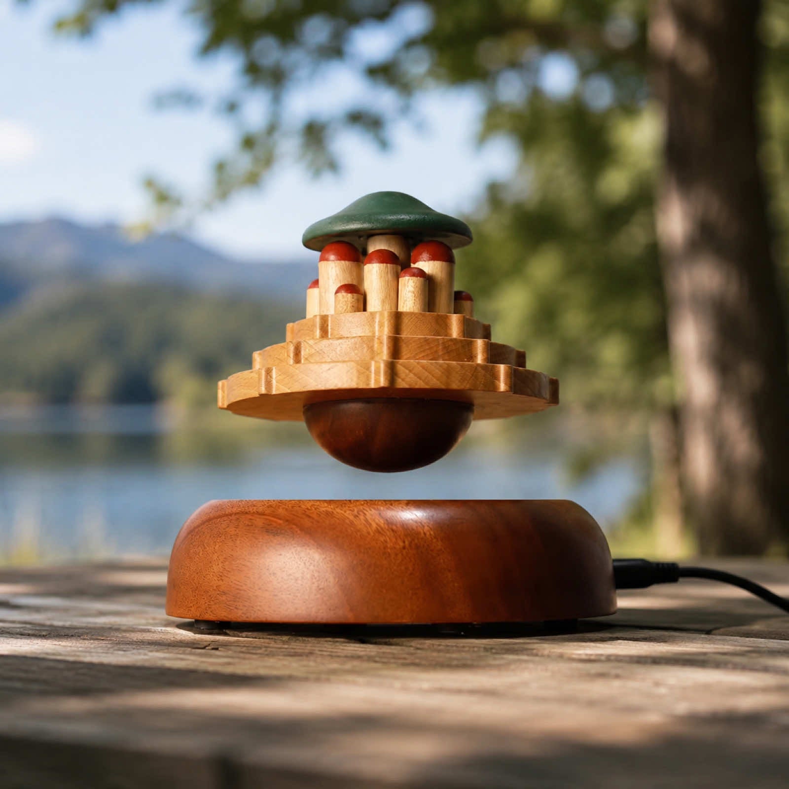Wooden Floating Sky Castle