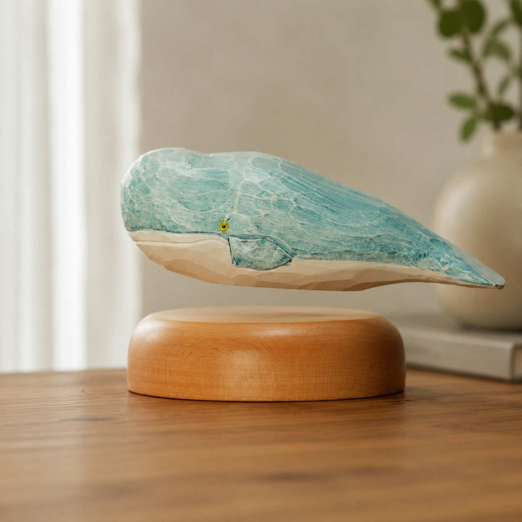Wooden Floating Whale