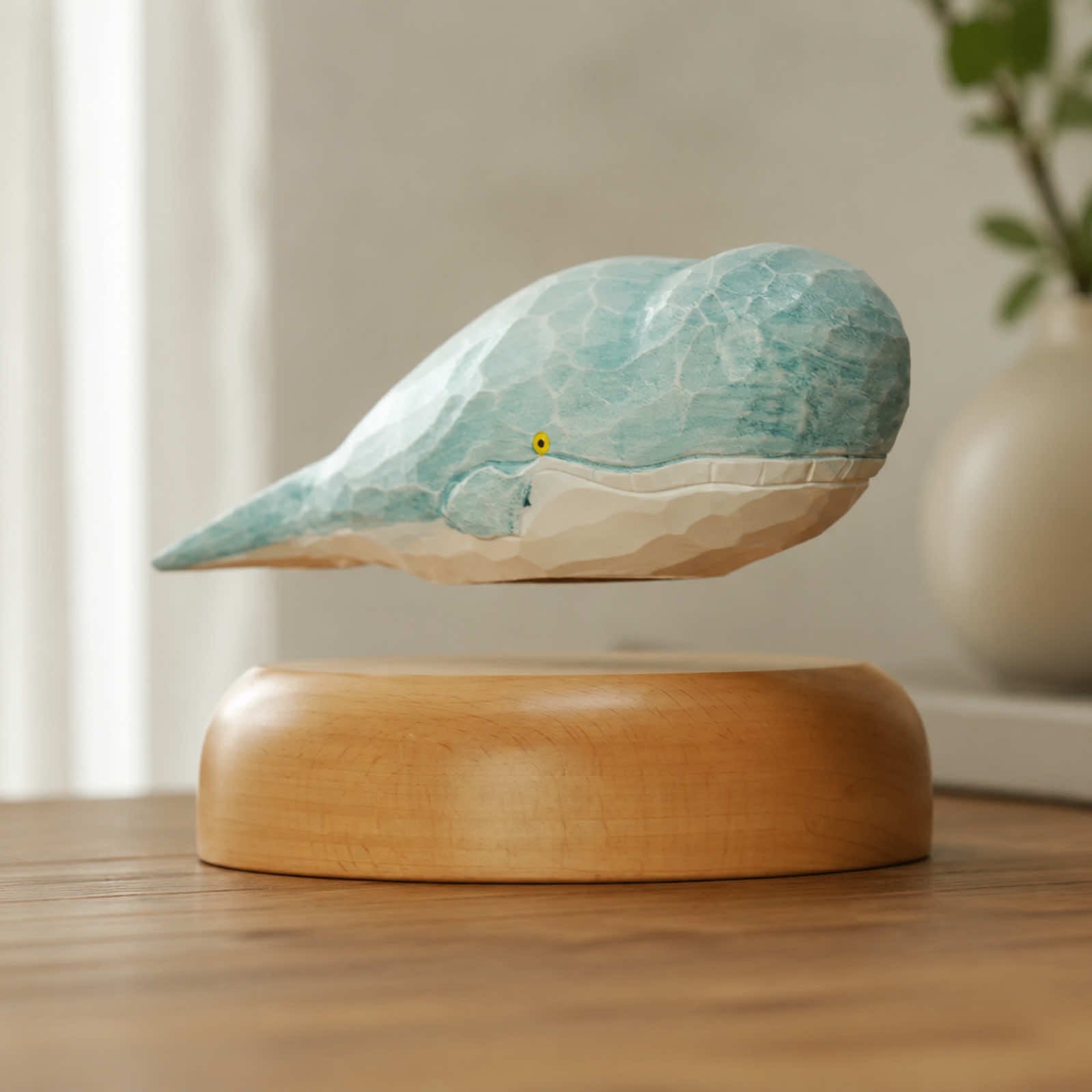Wooden Floating Whale