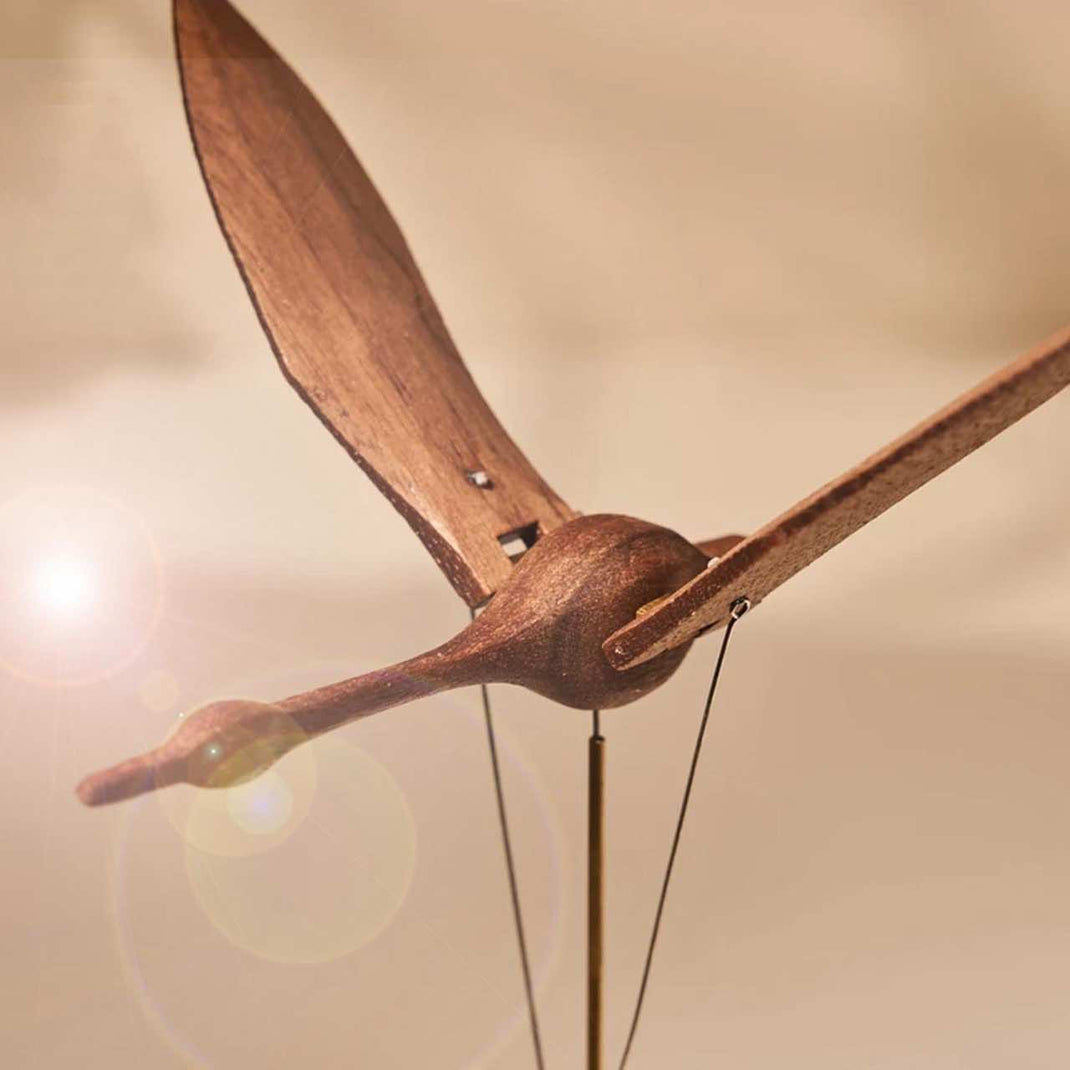 Handcrafted Wooden Manta Ray Automaton – eulique shop