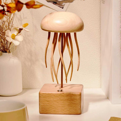 Handcrafted Wooden Jellyfish Automata