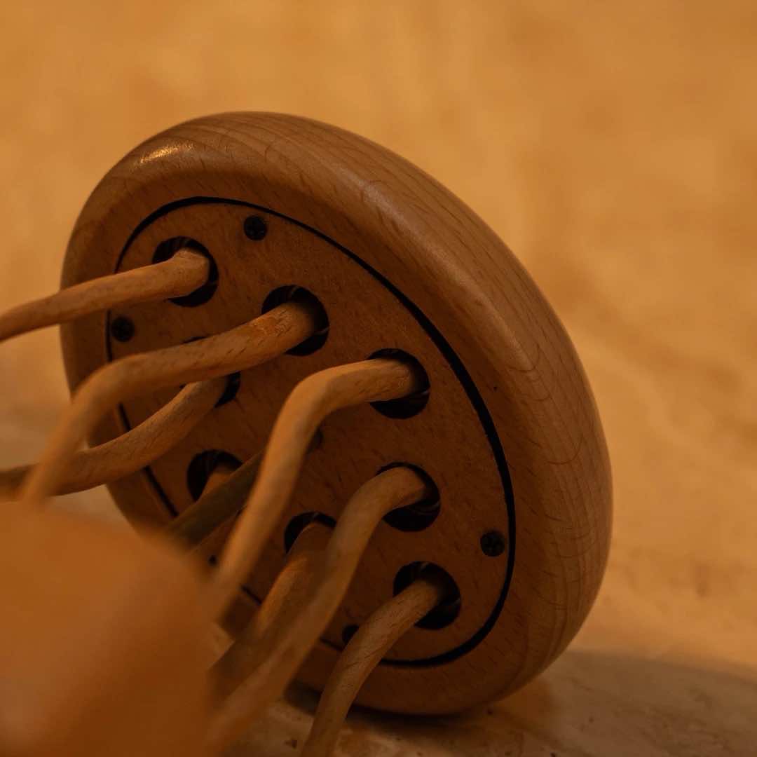 Handcrafted Wooden Jellyfish Automaton