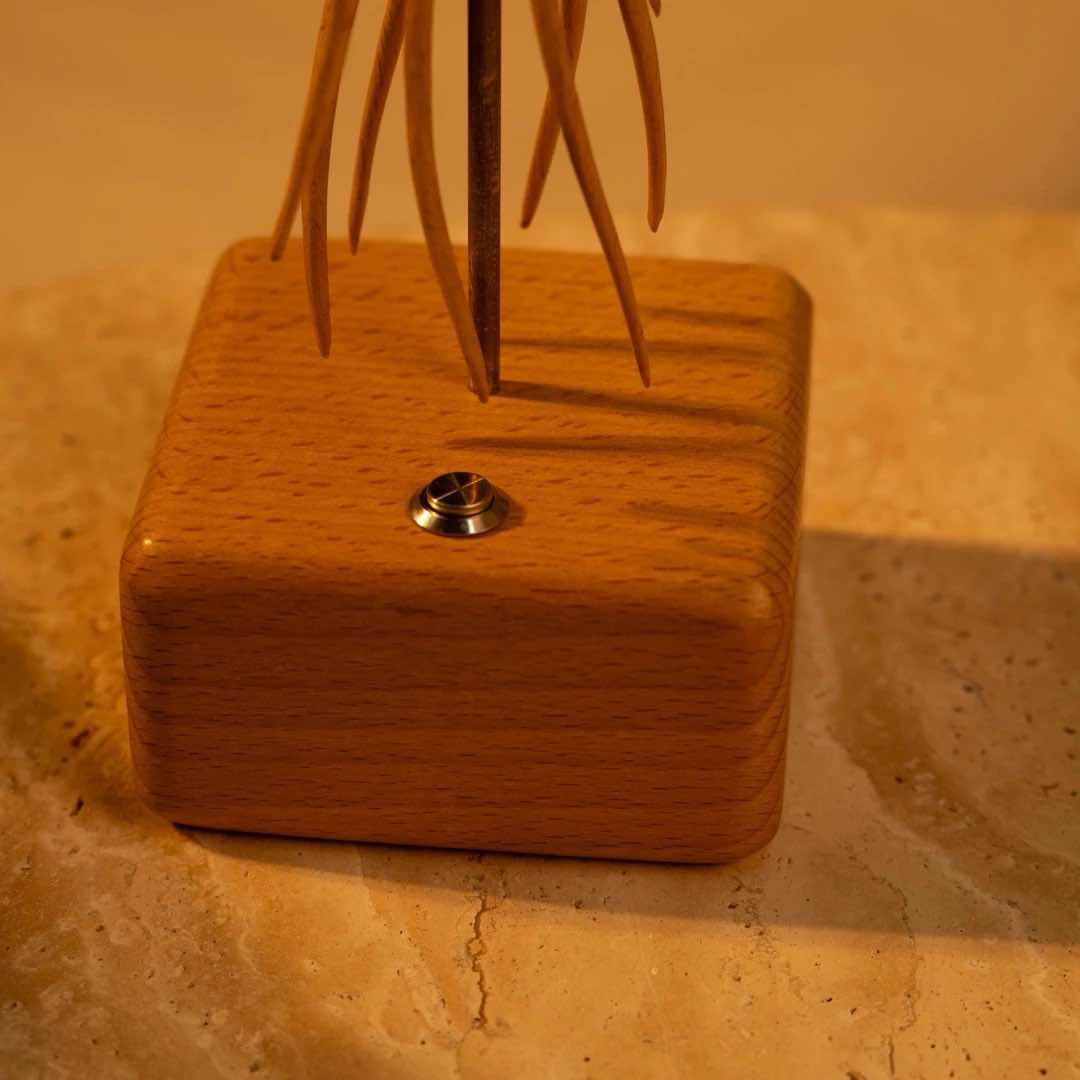 Handcrafted Wooden Jellyfish Automaton