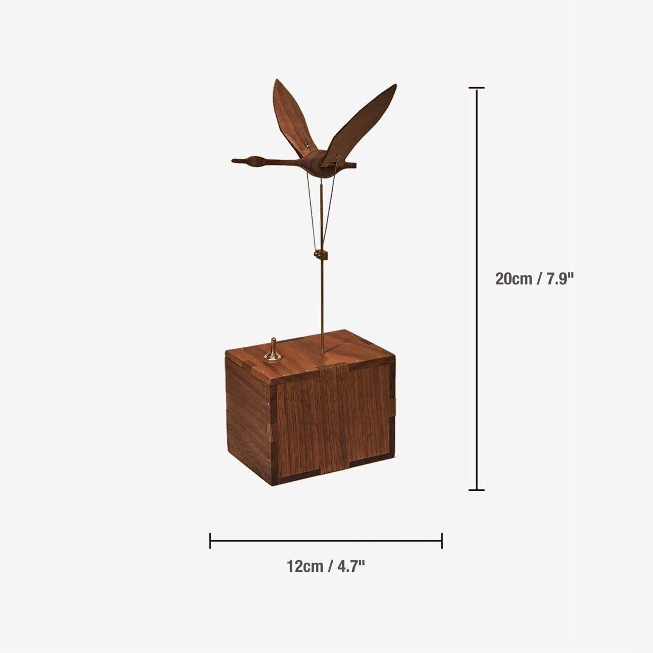 Handcrafted Wooden Swan Automaton