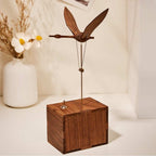 Handcrafted Wooden Swan Automaton