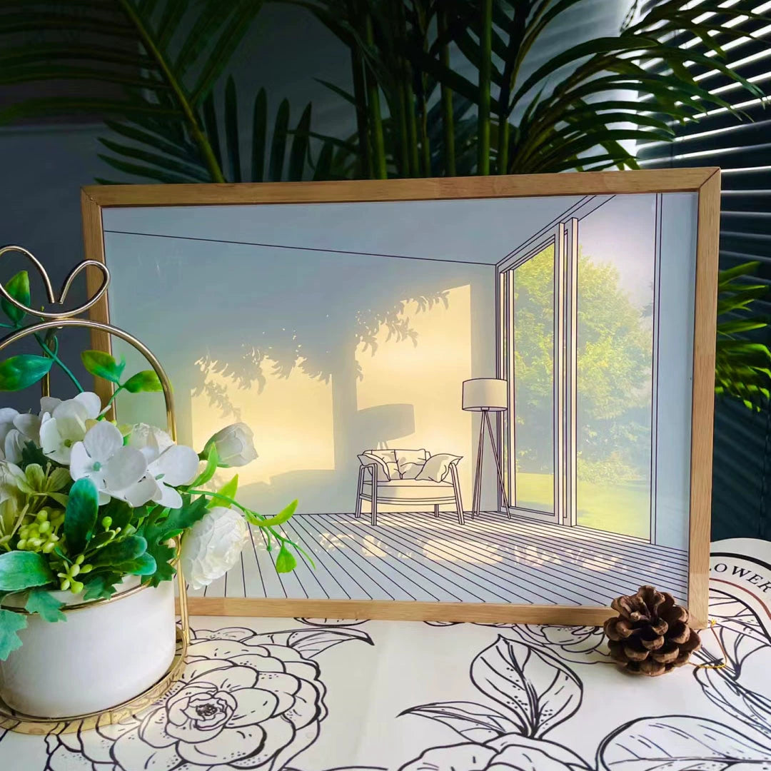 GlowFrame Radiant Wall Art - Classic - eulique shop