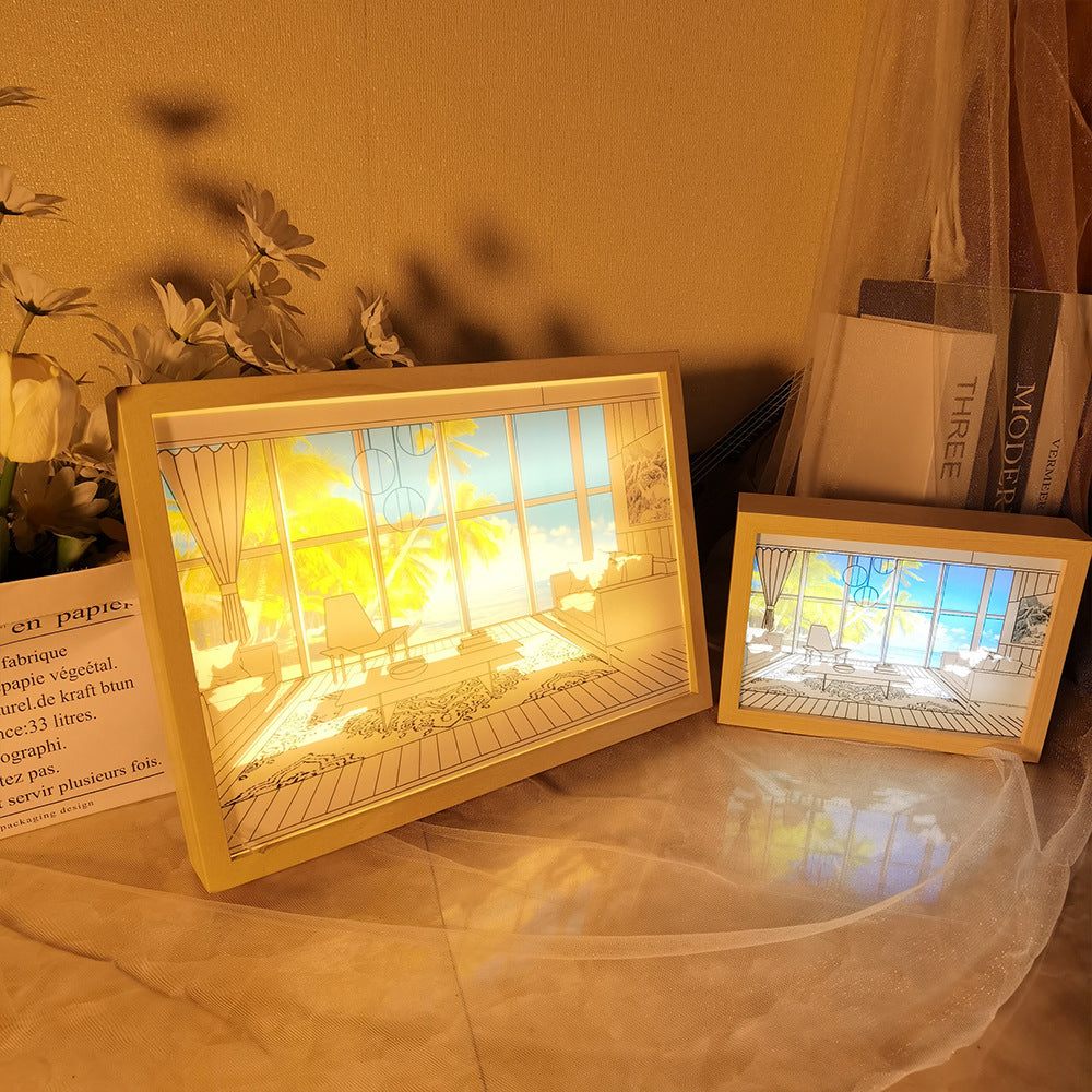 GlowFrame Radiant Wall Art - Classic - eulique shop
