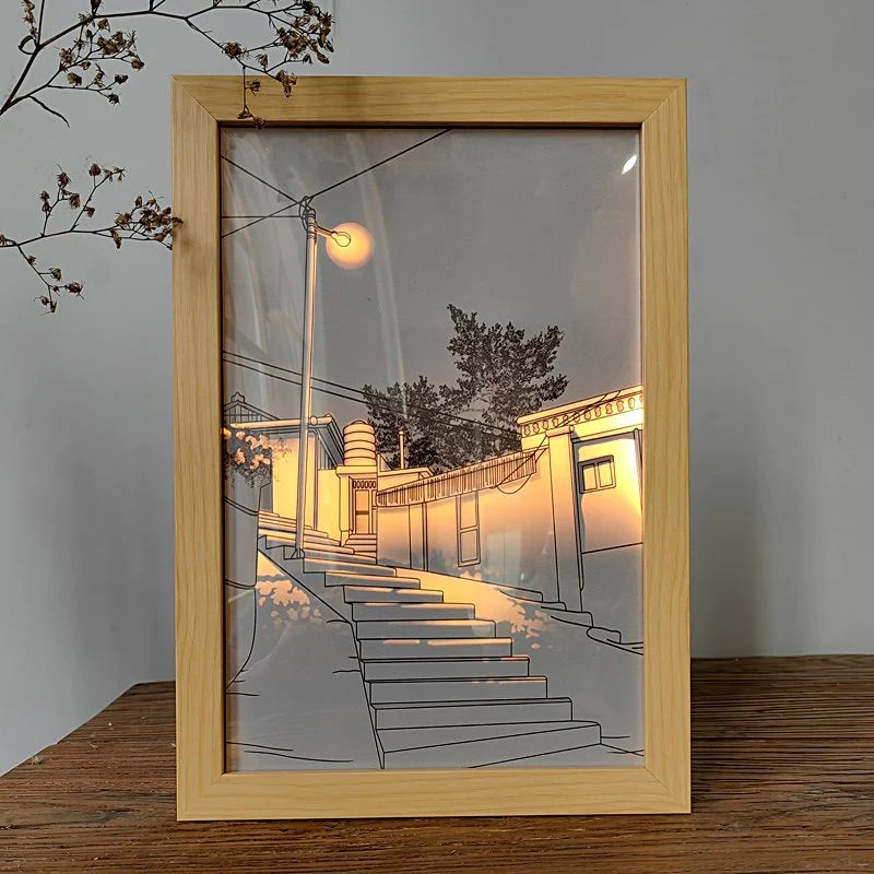 GlowFrame Radiant Wall Art - Classic - eulique shop
